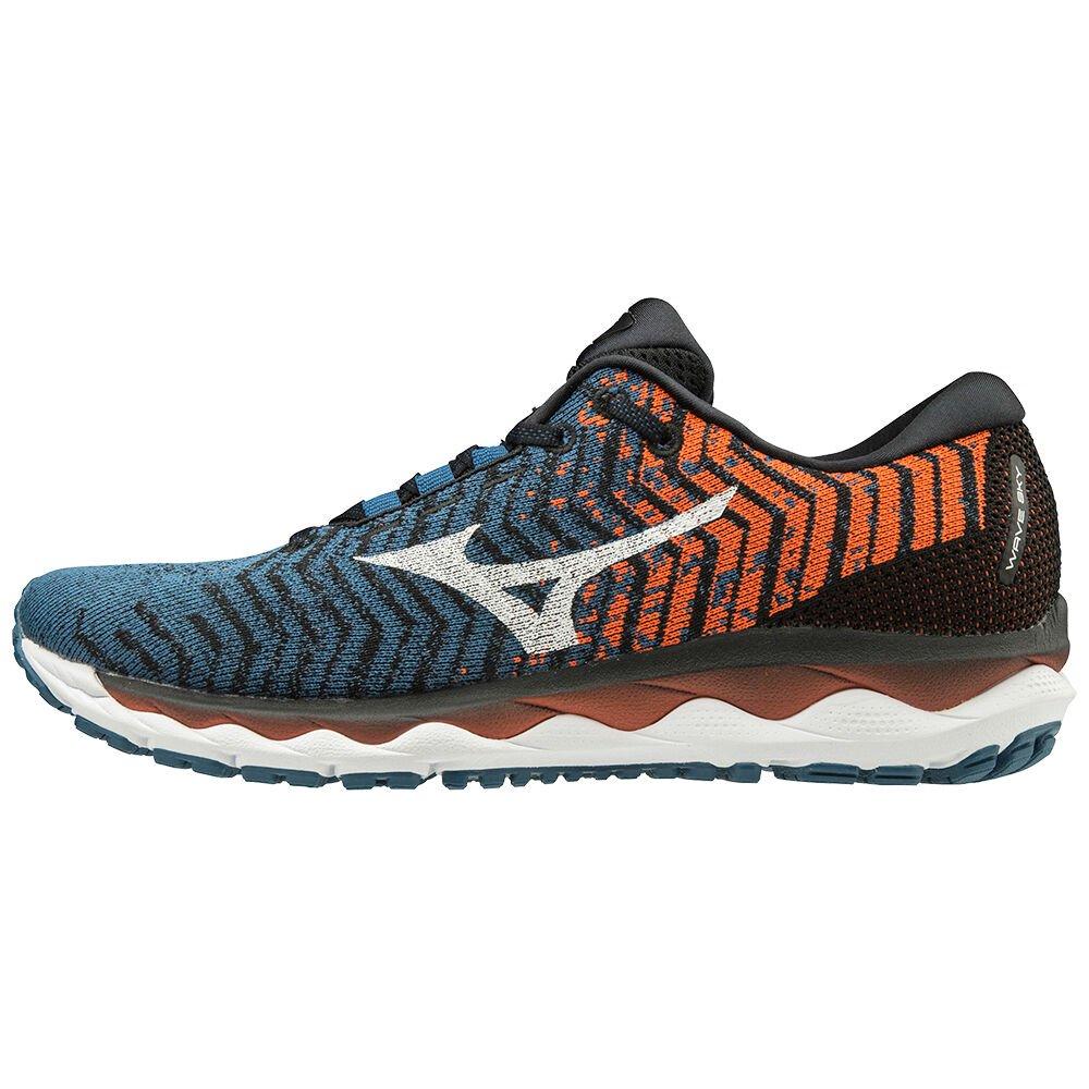 Mizuno Men's Running Shoes WAVE SKY WAVEKNIT 3 Peacock - SKCUTOX-62